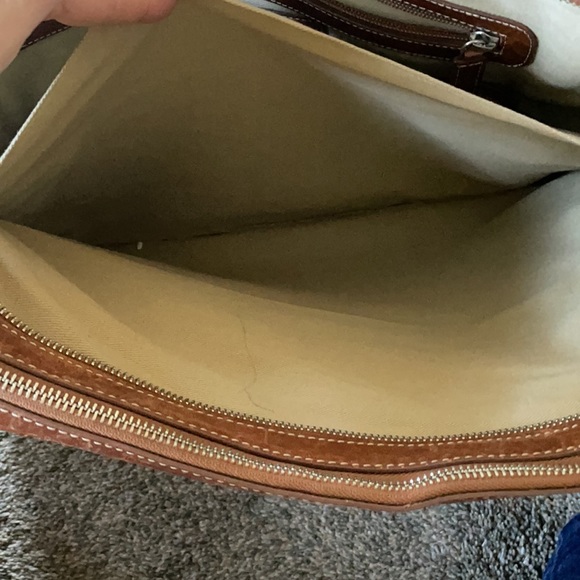 Cole Haan Leather Messenger Bag - Picture 9 of 13
